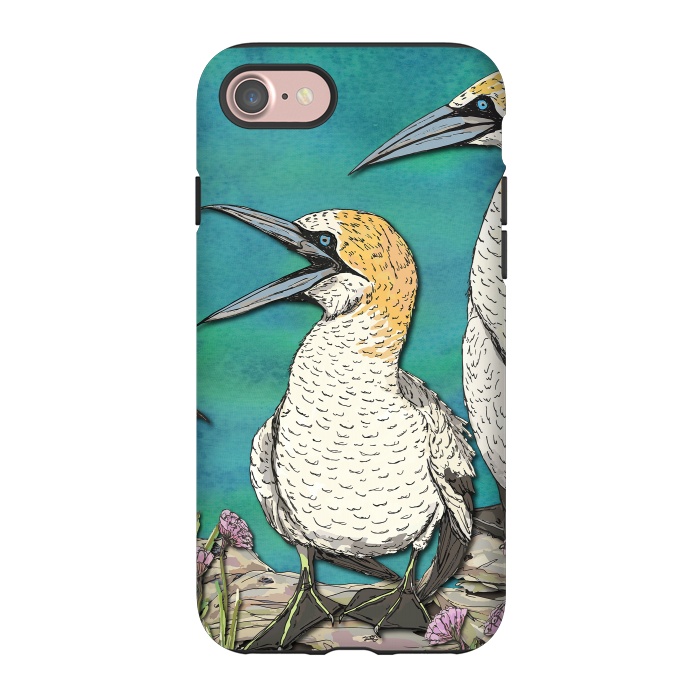 iPhone 7 StrongFit Gannet Chat by Lotti Brown