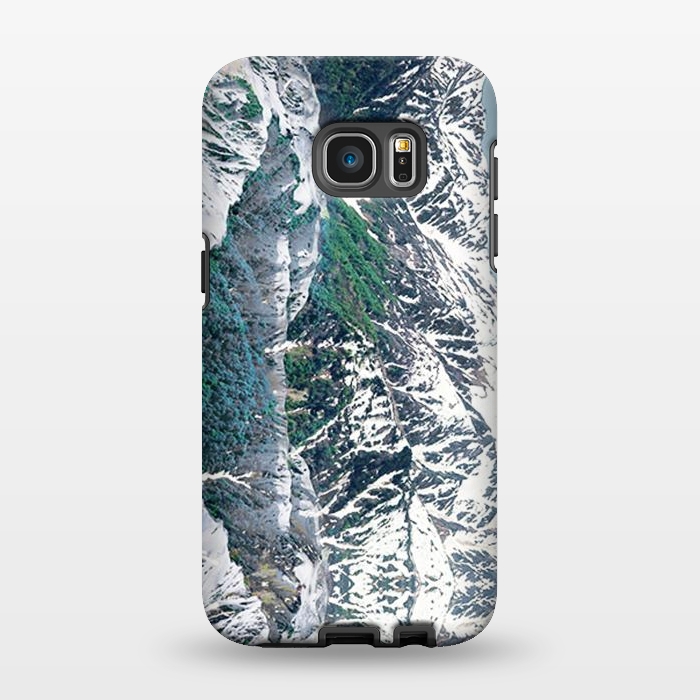 Galaxy S7 EDGE StrongFit Snowy mountains landscape by Oana 