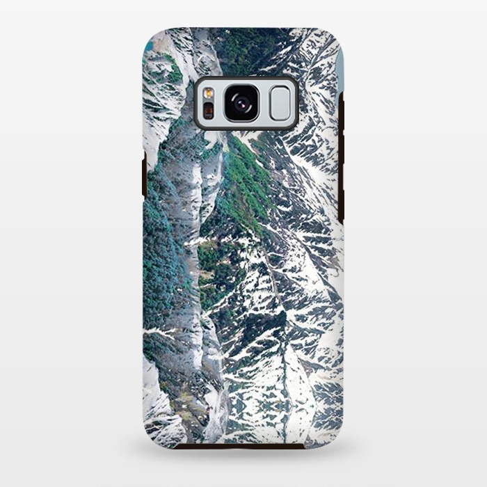 Galaxy S8 plus StrongFit Snowy mountains landscape by Oana 