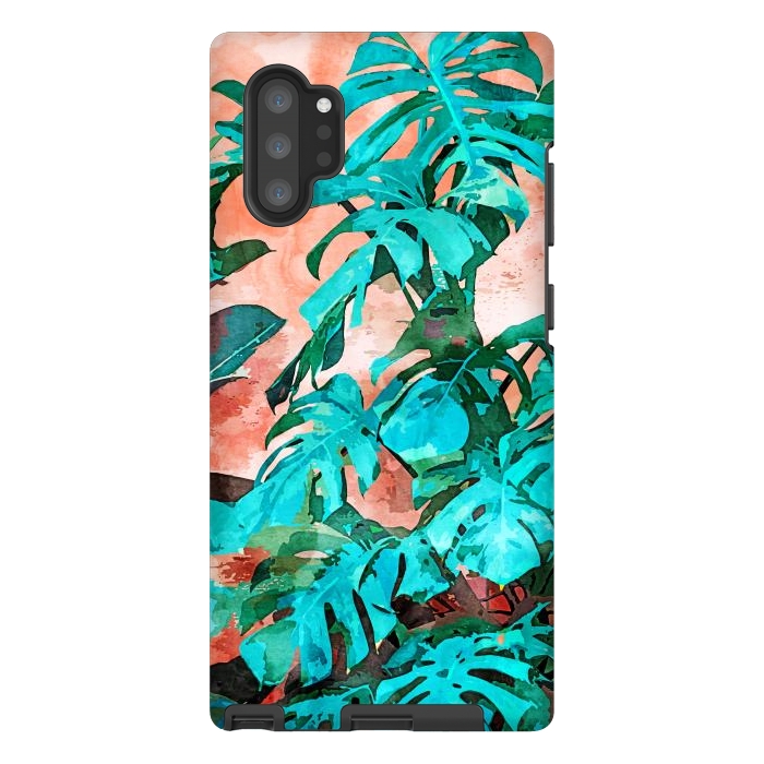 Galaxy Note 10 plus StrongFit Monstera in My Backyard by Uma Prabhakar Gokhale