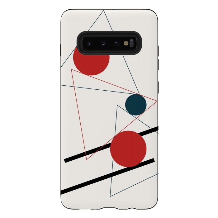 Galaxy S10 plus StrongFit Abstract Geometry by Creativeaxle