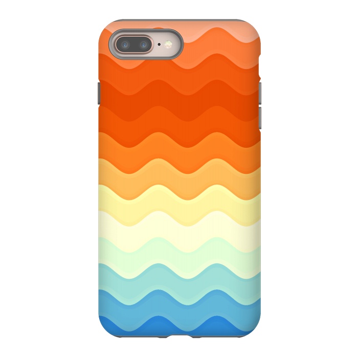 iPhone 7 plus StrongFit Color Waves by Creativeaxle