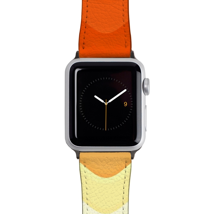 Watch 38mm / 40mm Strap PU leather Color Waves by Creativeaxle
