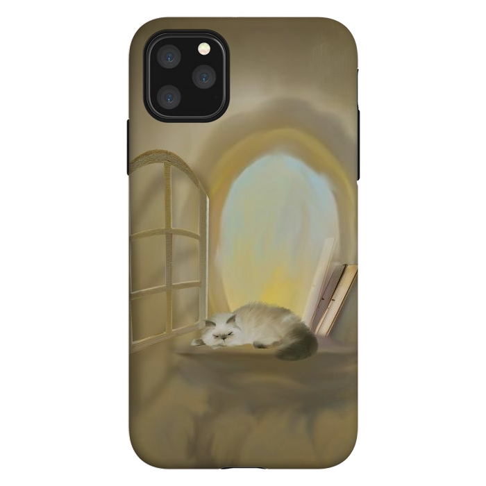 iPhone 11 Pro Max StrongFit Cat Tales by Texnotropio