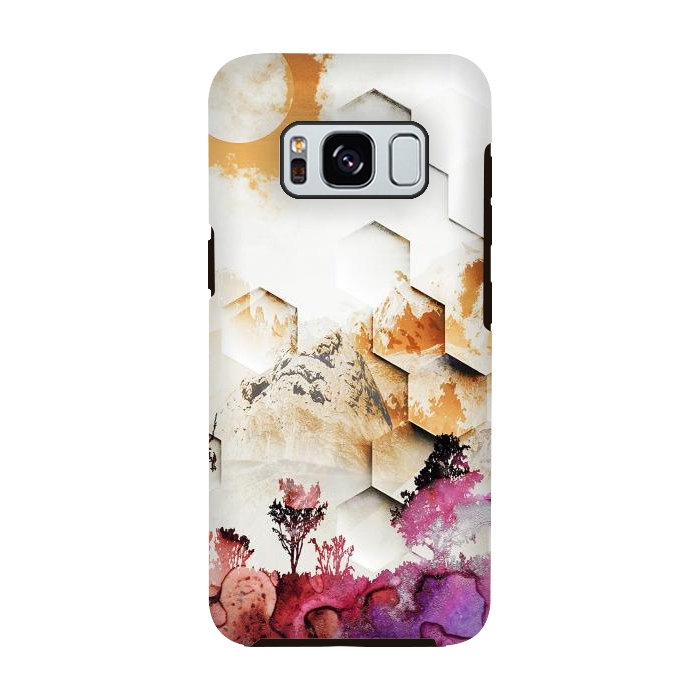 Galaxy S8 StrongFit Stylised digital landscape by Oana 