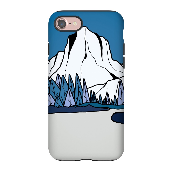 iPhone 7 StrongFit Blue peak hill by Steve Wade (Swade)