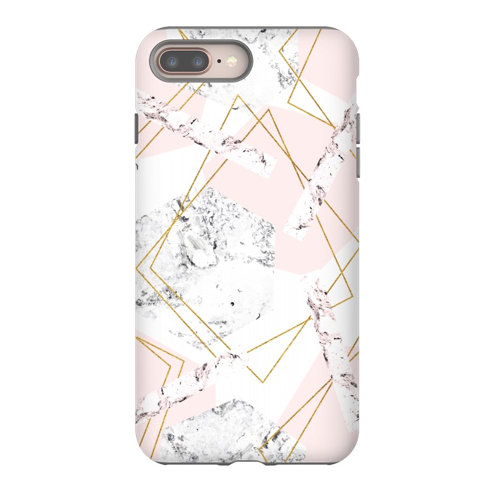 iPhone 7 plus StrongFit Marble and abstract frames by Julia Badeeva