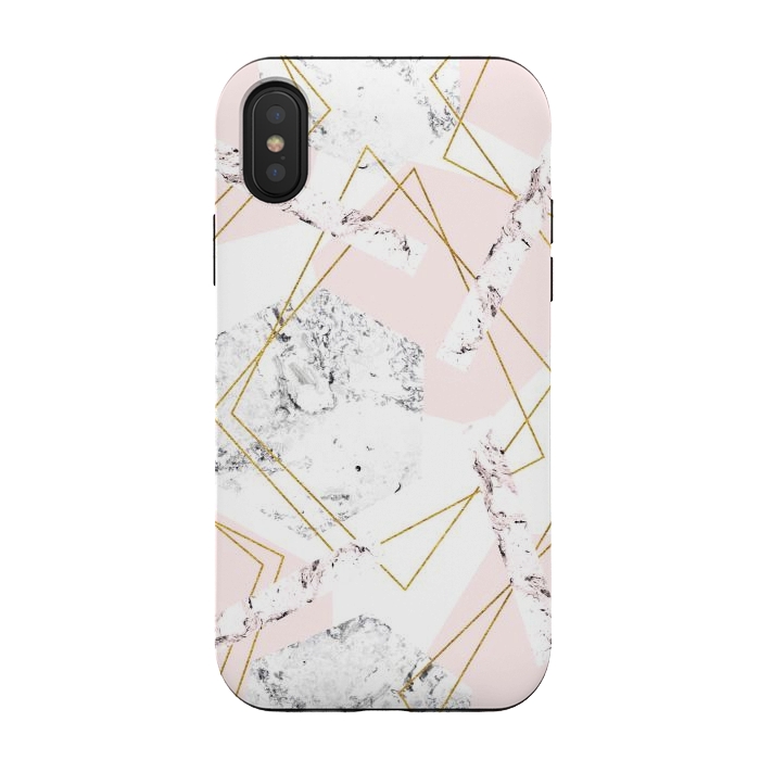 iPhone Xs / X StrongFit Marble and abstract frames by Julia Badeeva