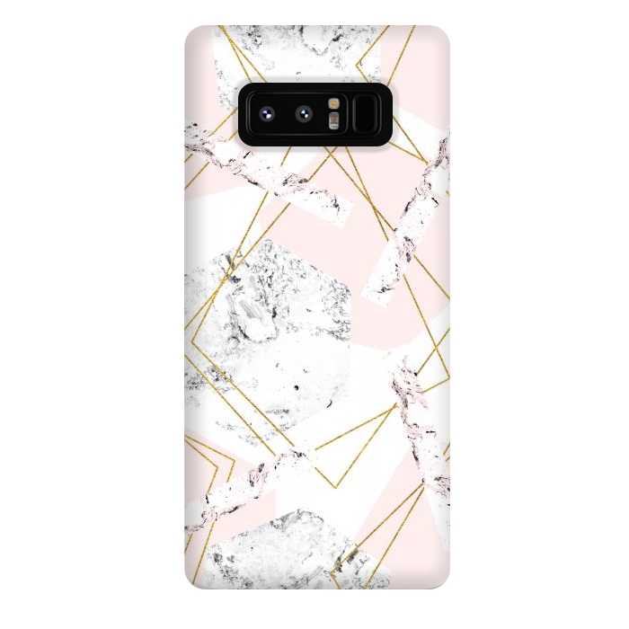 Galaxy Note 8 StrongFit Marble and abstract frames by Julia Badeeva