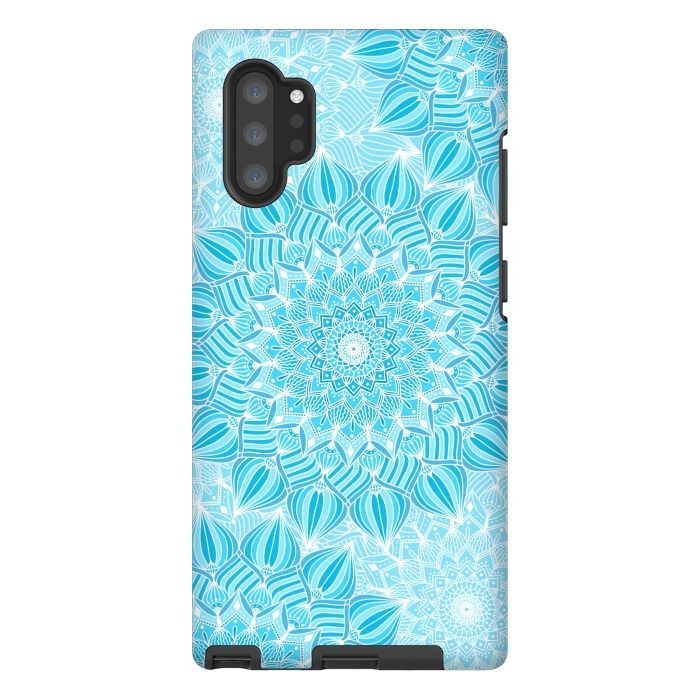 Galaxy Note 10 plus StrongFit Skyblue mandalas by Jms
