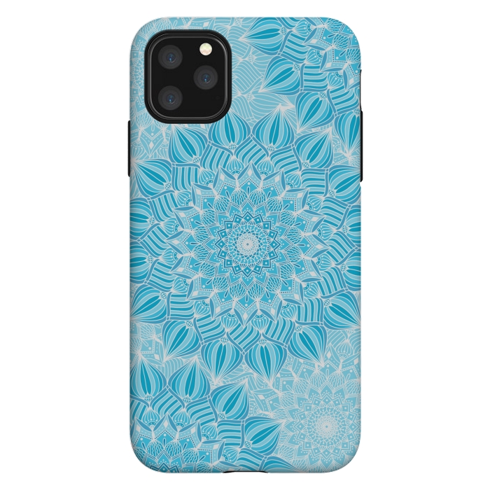 iPhone 11 Pro Max StrongFit Skyblue mandalas by Jms
