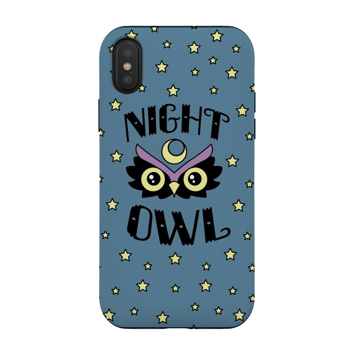 iPhone Xs / X StrongFit Night owl by Laura Nagel