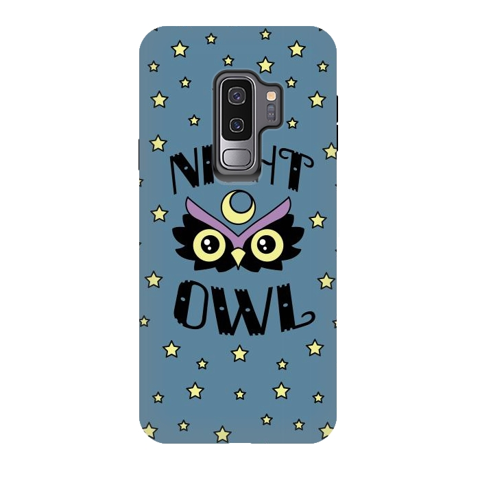 Galaxy S9 plus StrongFit Night owl by Laura Nagel