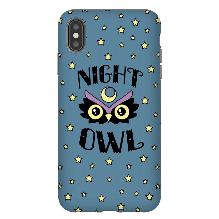 iPhone Xs Max StrongFit Night owl by Laura Nagel