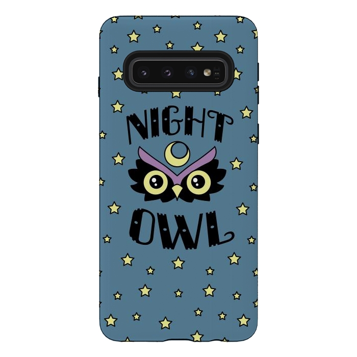 Galaxy S10 StrongFit Night owl by Laura Nagel