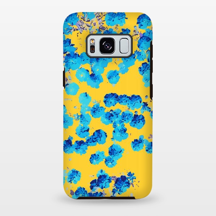 Galaxy S8 plus StrongFit Bananans & Blue by Uma Prabhakar Gokhale