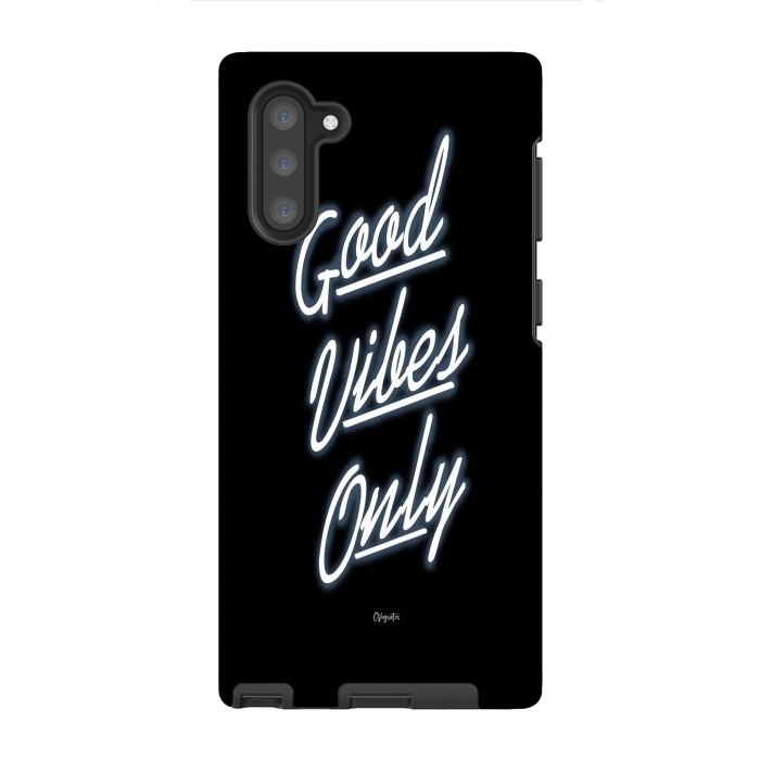 Galaxy Note 10 StrongFit Good Vibes Only by ''CVogiatzi.