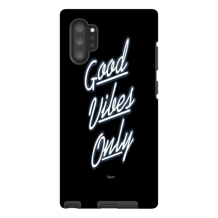 Galaxy Note 10 plus StrongFit Good Vibes Only by ''CVogiatzi.