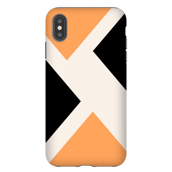 iPhone Xs Max StrongFit Triangle X by Creativeaxle
