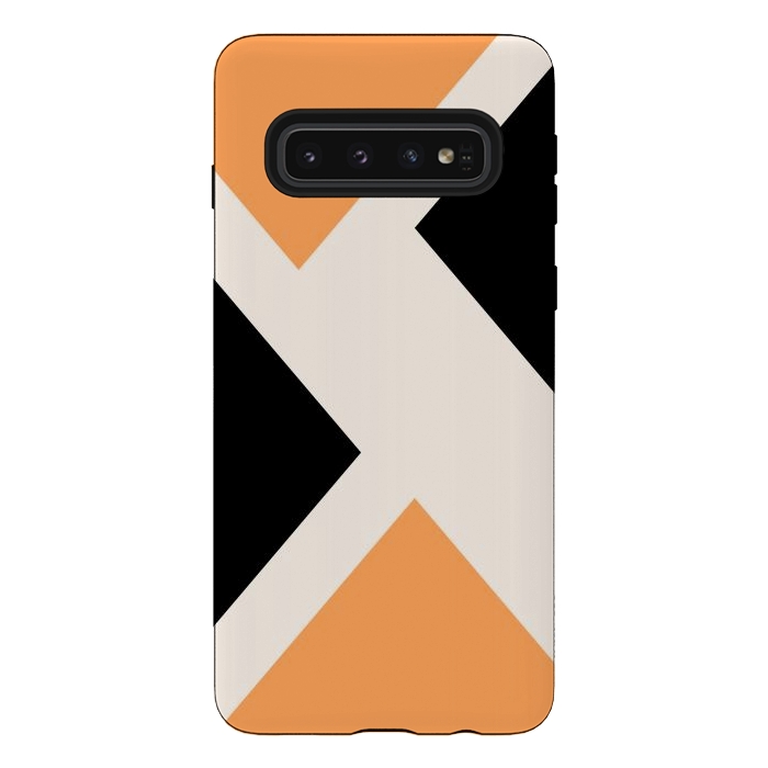 Galaxy S10 StrongFit Triangle X by Creativeaxle