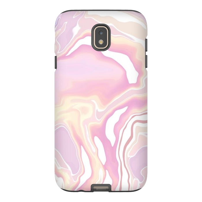 Galaxy J7 StrongFit Pink marble art by Jms