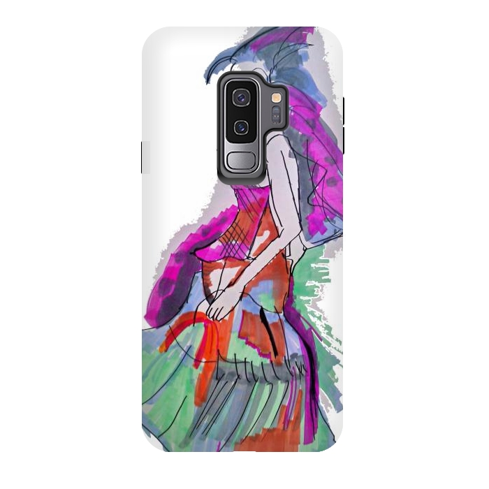 Galaxy S9 plus StrongFit Fashion sketch  by Winston