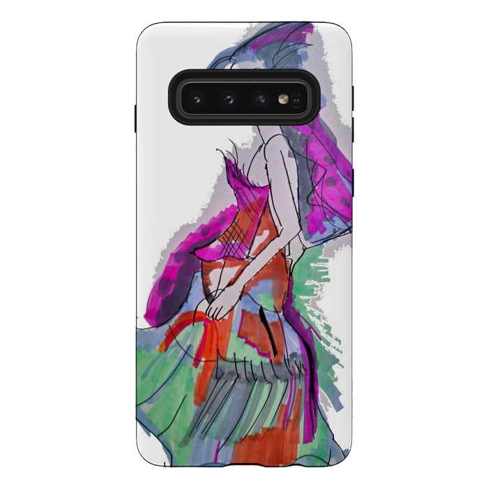 Galaxy S10 StrongFit Fashion sketch  by Winston