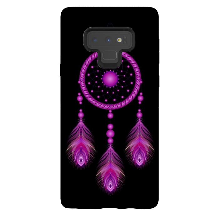 Galaxy Note 9 StrongFit Pink dream catcher  by Winston
