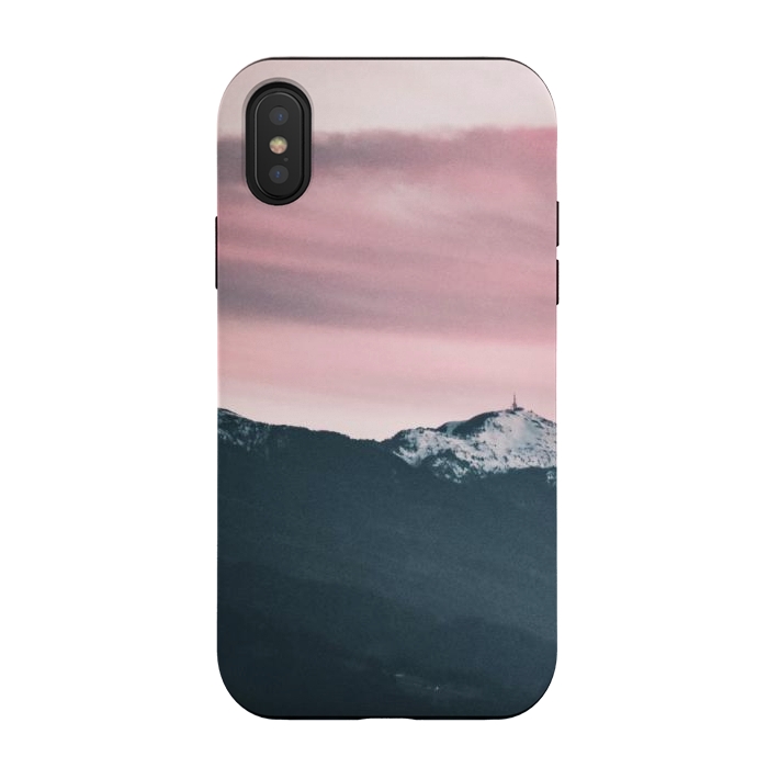 iPhone Xs / X StrongFit Snow capped mountains by Winston
