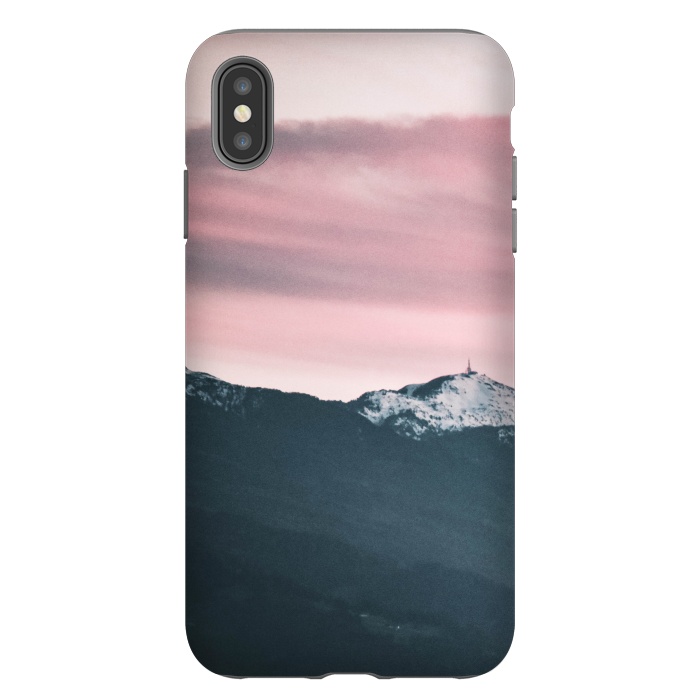iPhone Xs Max StrongFit Snow capped mountains by Winston