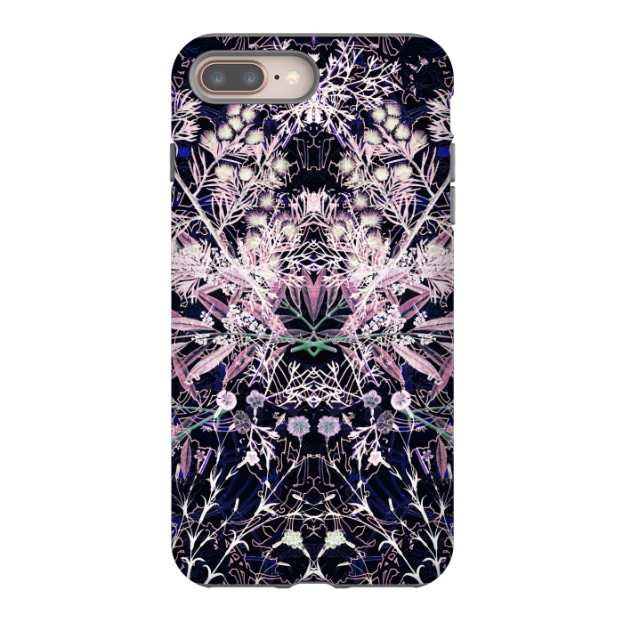iPhone 7 plus StrongFit Vintage wild flowers illustration by Oana 