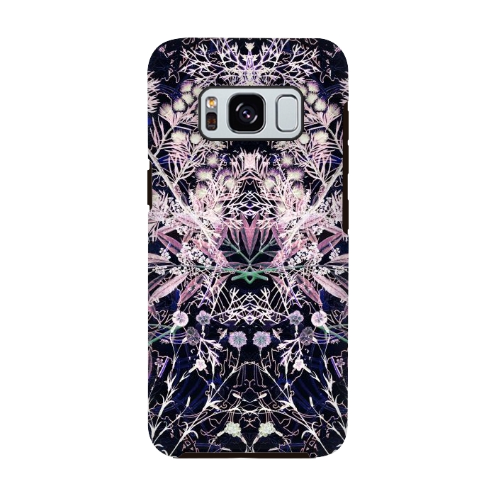 Galaxy S8 StrongFit Vintage wild flowers illustration by Oana 