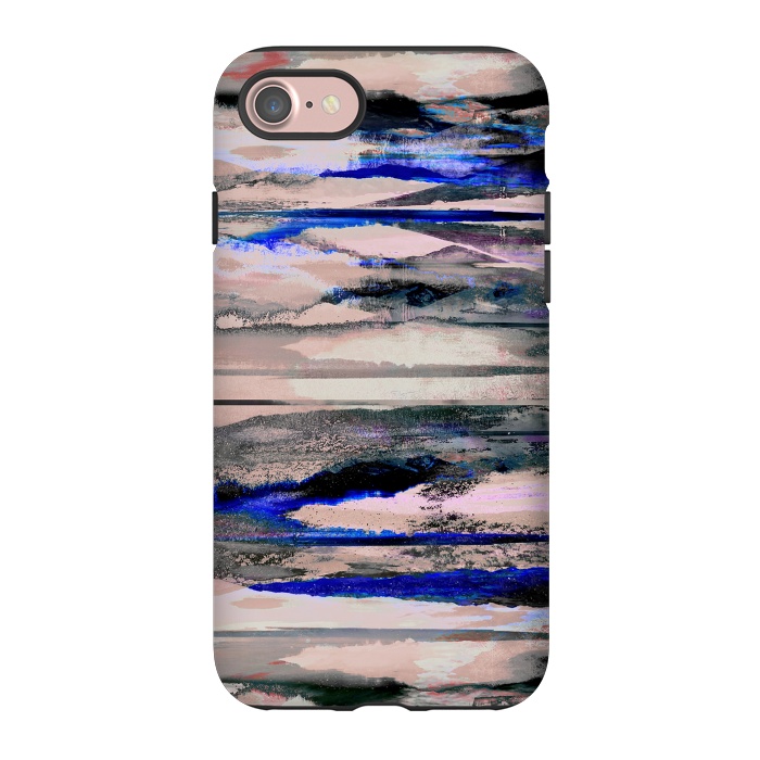 iPhone 7 StrongFit Stylised mountain landscape painting by Oana 