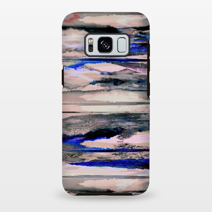 Galaxy S8 plus StrongFit Stylised mountain landscape painting by Oana 