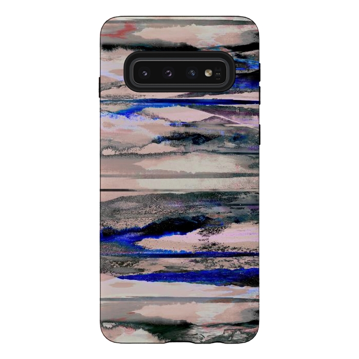 Galaxy S10 StrongFit Stylised mountain landscape painting by Oana 