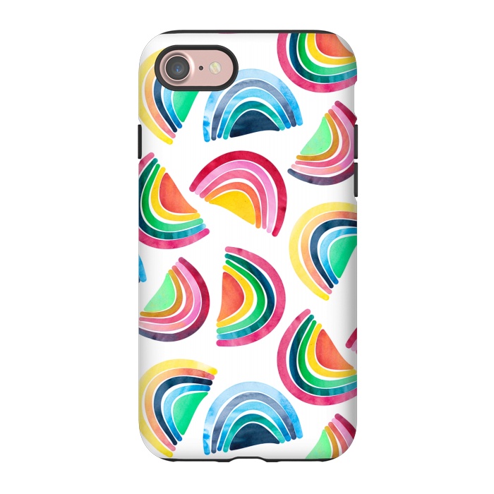 iPhone 7 StrongFit Rainbows by gingerlique