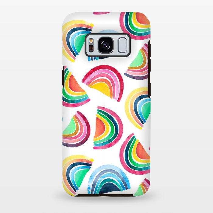Galaxy S8 plus StrongFit Rainbows by gingerlique