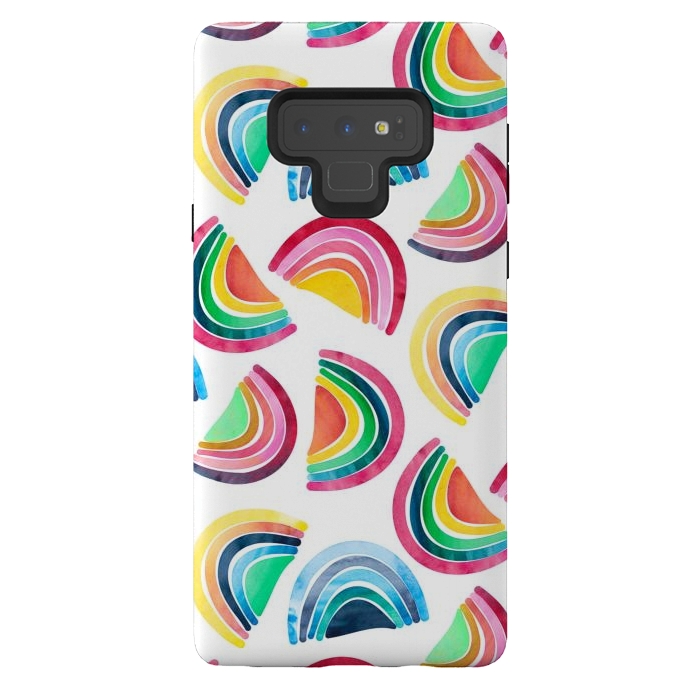Galaxy Note 9 StrongFit Rainbows by gingerlique