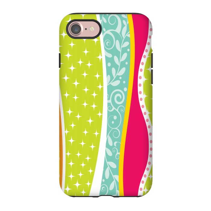 iPhone 7 StrongFit ethnic lines pattern by MALLIKA