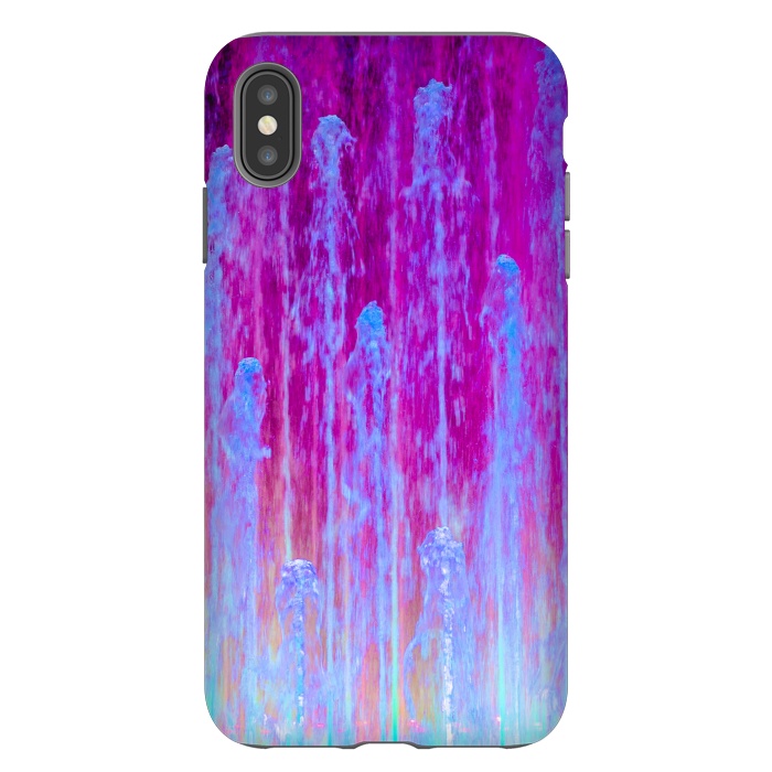 iPhone Xs Max StrongFit Pink blue abstract  by Winston