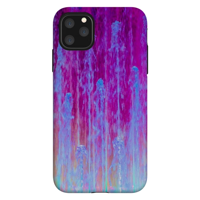 iPhone 11 Pro Max StrongFit Pink blue abstract  by Winston