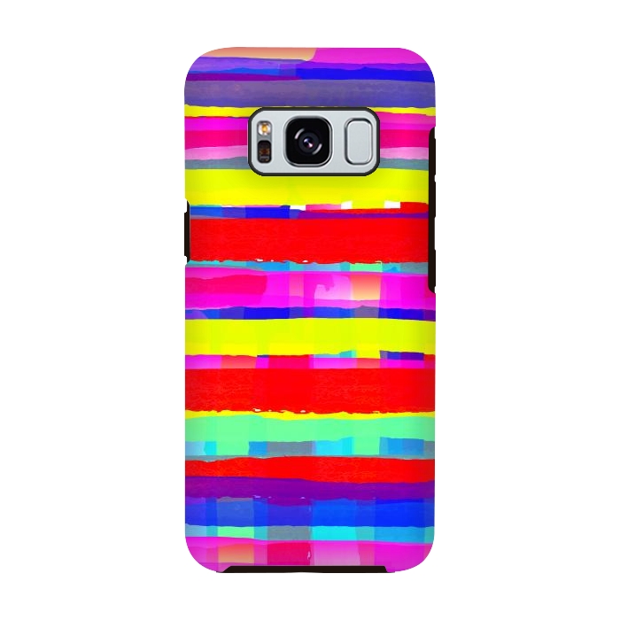 Galaxy S8 StrongFit Multicolor watercolour style design by Josie