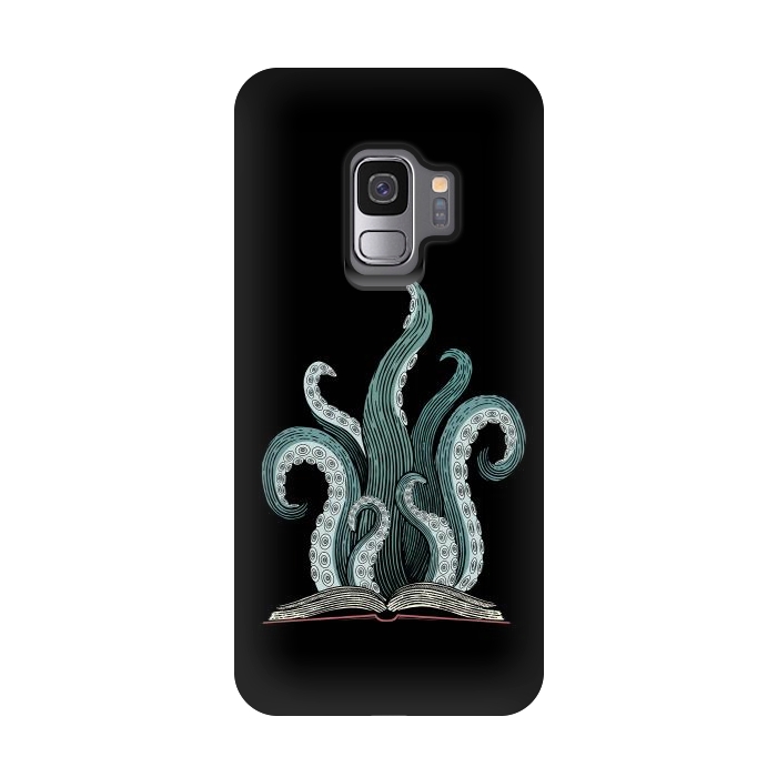Galaxy S9 StrongFit tentacle book by Laura Nagel