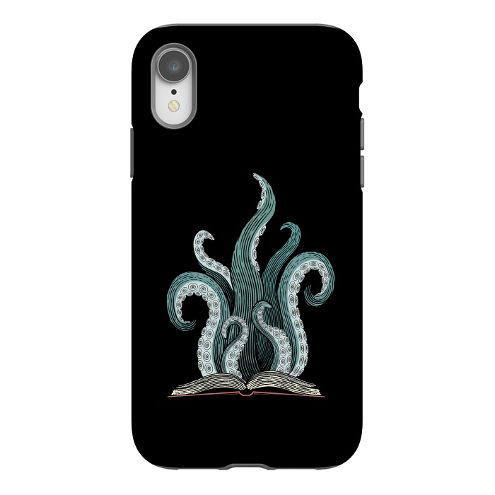 iPhone Xr StrongFit tentacle book by Laura Nagel