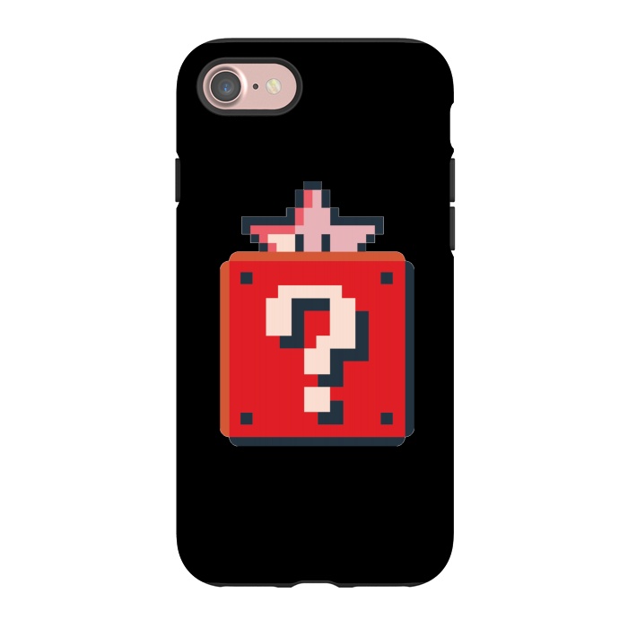 iPhone 7 StrongFit Pixelated Mario Star by Winston