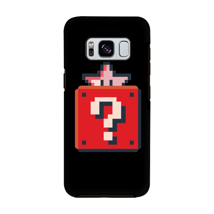 Galaxy S8 StrongFit Pixelated Mario Star by Winston