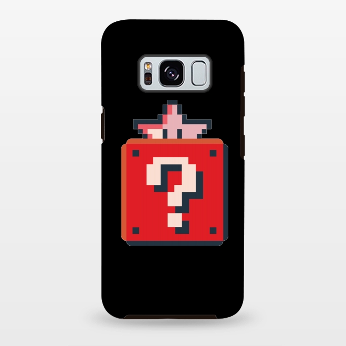 Galaxy S8 plus StrongFit Pixelated Mario Star by Winston