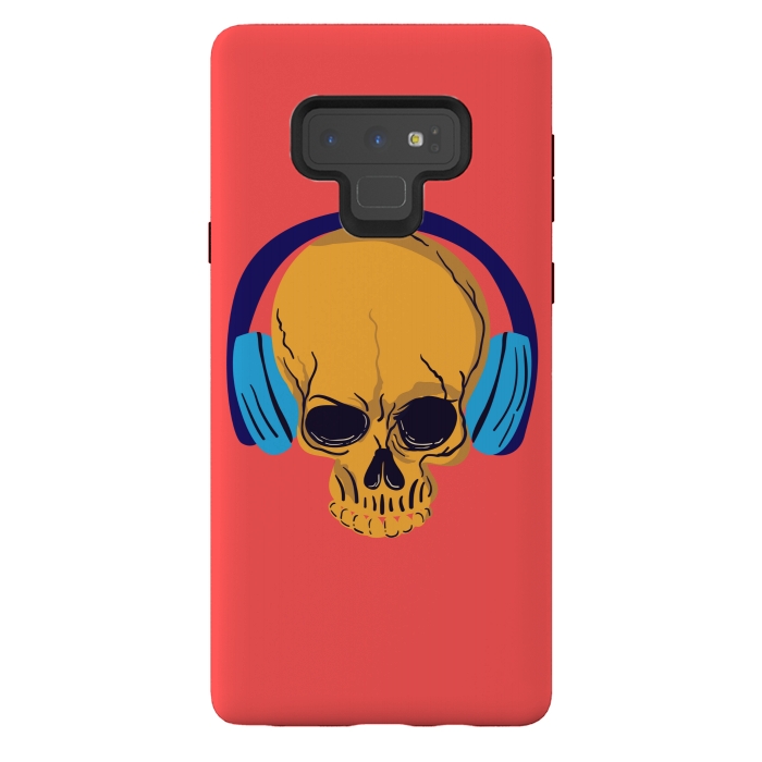 Galaxy Note 9 StrongFit headphone skull by MALLIKA