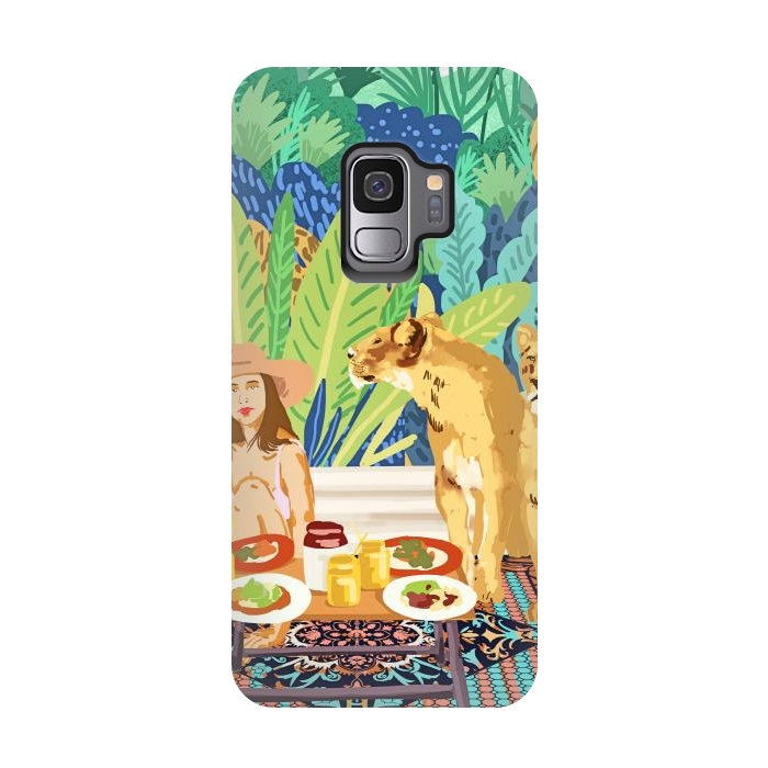 Galaxy S9 StrongFit Jungle Breakfast by Uma Prabhakar Gokhale