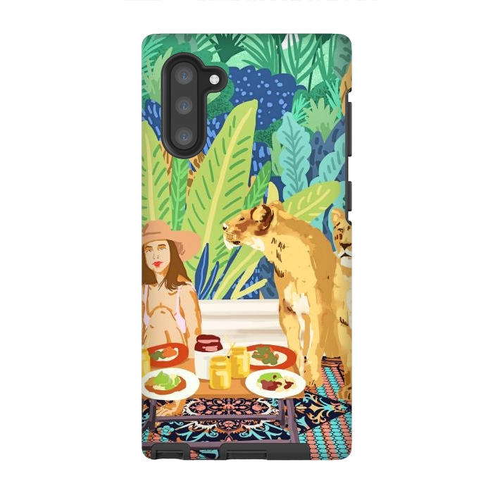 Galaxy Note 10 StrongFit Jungle Breakfast by Uma Prabhakar Gokhale